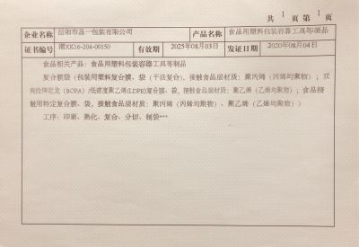 全國工業(yè)產(chǎn)品生產(chǎn)許可證附件